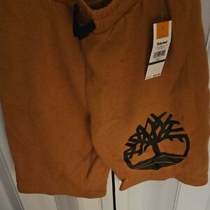 Timberland Big Boys Tan Athletic Shorts